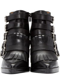 Bottines en cuir noires Toga Pulla