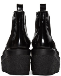 Bottines en cuir noires Pierre Hardy