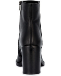 Bottines en cuir noires Ann Demeulemeester