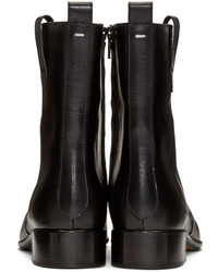 Bottines en cuir noires Maison Margiela