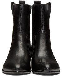 Bottines en cuir noires Maison Margiela