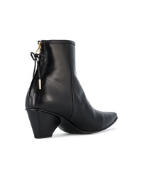 Bottines en cuir noires Reike Nen