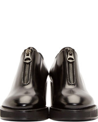 Bottines en cuir noires Acne Studios