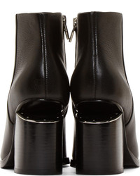 Bottines en cuir noires Alexander Wang