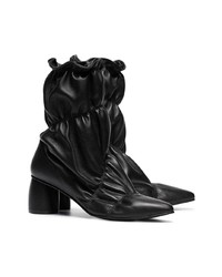 Bottines en cuir noires Reike Nen