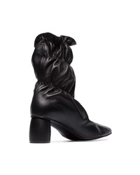 Bottines en cuir noires Reike Nen