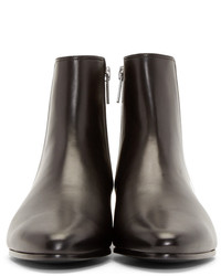 Bottines en cuir noires Isabel Marant