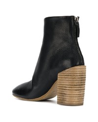 Bottines en cuir noires Marsèll