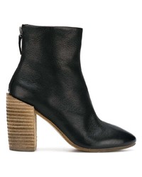 Bottines en cuir noires Marsèll