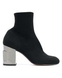 Bottines en cuir noires Clergerie