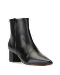 Bottines en cuir noires Schutz