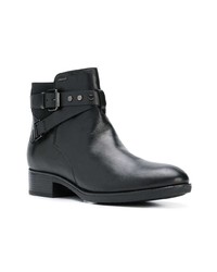 Bottines en cuir noires Geox