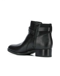 Bottines en cuir noires Geox