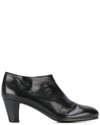 Bottines en cuir noires