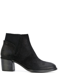 Bottines en cuir noires