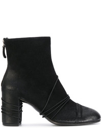 Bottines en cuir noires