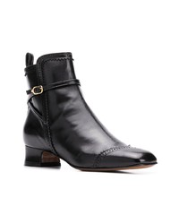 Bottines en cuir noires L'Autre Chose