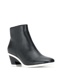 Bottines en cuir noires Camper