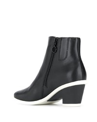 Bottines en cuir noires Camper