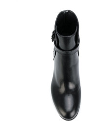 Bottines en cuir noires Ann Demeulemeester