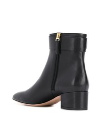 Bottines en cuir noires Bally