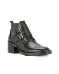 Bottines en cuir noires Clergerie