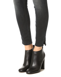 Bottines en cuir noires Sam Edelman