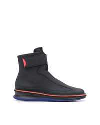 Bottines en cuir noires Camper Lab