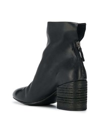 Bottines en cuir noires Marsèll