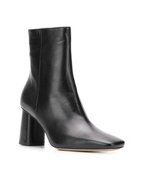 Bottines en cuir noires Fabio Rusconi