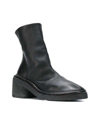 Bottines en cuir noires Marsèll