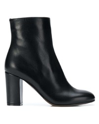 Bottines en cuir noires L'Autre Chose