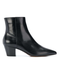 Bottines en cuir noires L'Autre Chose