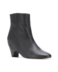 Bottines en cuir noires Marc Ellis