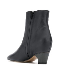 Bottines en cuir noires Marc Ellis