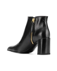 Bottines en cuir noires Premiata