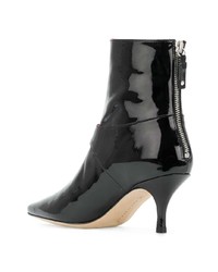 Bottines en cuir noires Dorateymur