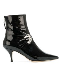 Bottines en cuir noires Dorateymur