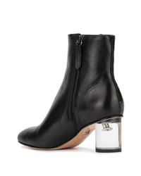 Bottines en cuir noires Schutz