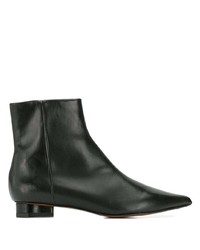 Bottines en cuir noires Clergerie