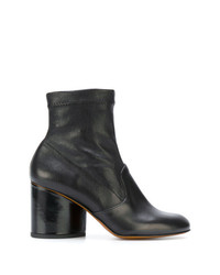 Bottines en cuir noires Clergerie