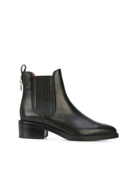 Bottines en cuir noires Coach