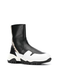 Bottines en cuir noires A.F.Vandevorst