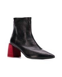 Bottines en cuir noires Marsèll