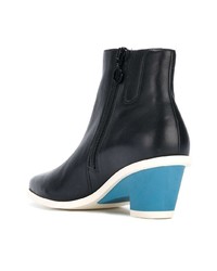 Bottines en cuir noires Camper