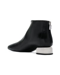 Bottines en cuir noires Pierre Hardy