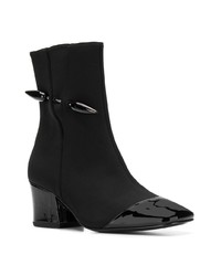 Bottines en cuir noires Dorateymur