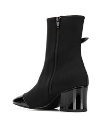 Bottines en cuir noires Dorateymur