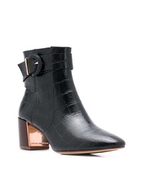 Bottines en cuir noires Sophia Webster