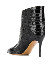 Bottines en cuir noires Alexandre Vauthier